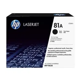 HP Cartouche de toner noir 81A / CF281A pour imprimante laser