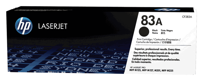 HP Cartouche de toner 83A CF283A Noir HP Cartouche de toner 83A CF283A Noir