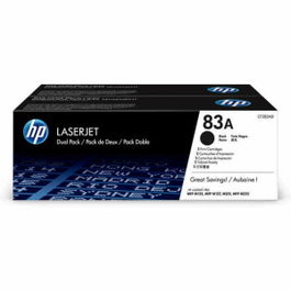 HP Toner Original LaserJet 83A Noir - Pack de 2