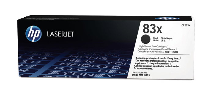 HP Cartouche de toner 83X noire CF283X HP Cartouche de toner 83X noire CF283X