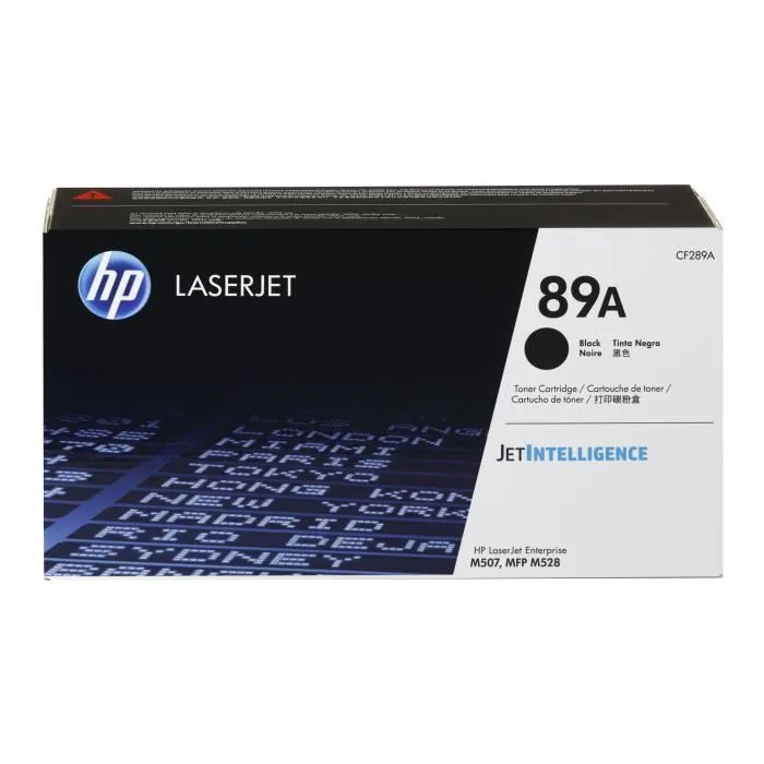 HP Toner 89A / CF289A Noir original haute capacité pour imprimantes LaserJet Pro HP Toner 89A / CF289A Noir original haute capacité pour imprimantes LaserJet Pro