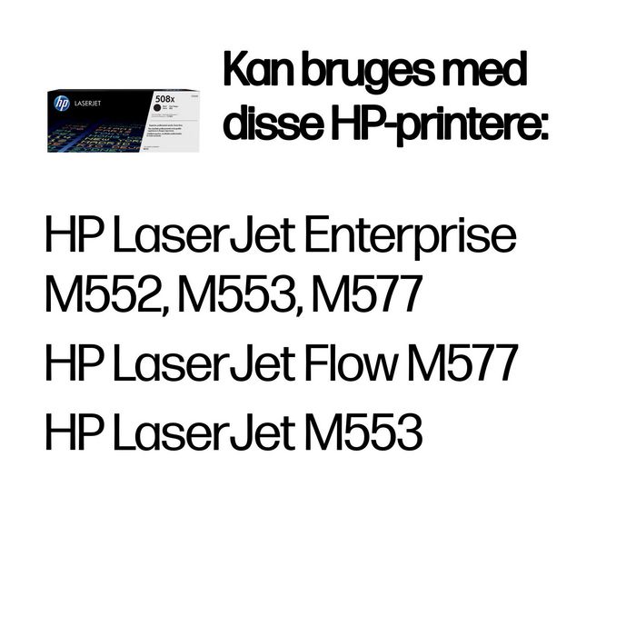 HP 508X CF360X Noir Cartouche de Toner Haute Capacité HP 508X CF360X Noir Cartouche de Toner Haute Capacité