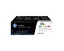 HP Multipack de toners 128A CF371AM Cyan, Jaune, Magenta