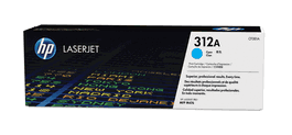 HP Toner CF381A 312A Cartouche d'encre Cyan pour imprimantes HP LaserJet Pro M252, MFP M277