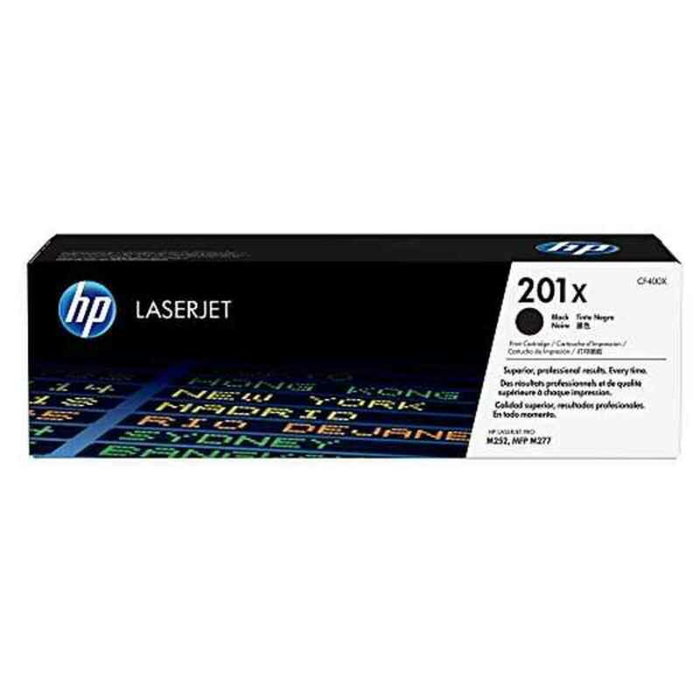 HP Cartouche de toner 201X Noir Haute Capacité (CF400X) HP Cartouche de toner 201X Noir Haute Capacité (CF400X)