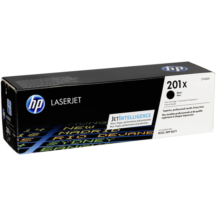 HP Cartouche de toner 201X Noir Haute Capacité (CF400X) HP Cartouche de toner 201X Noir Haute Capacité (CF400X)