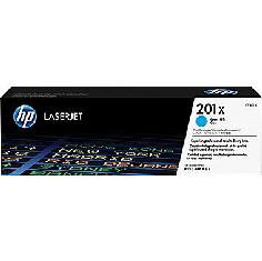 HP Cartouche de toner 201X CF401X Cyan XL High Yield