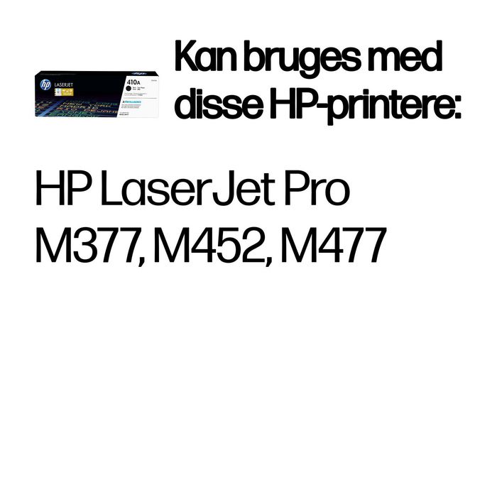 HP Cartouche de toner 410A CF410A Noir