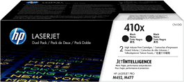 HP Toner CF410X / CF410XD Noir XL Double Pack