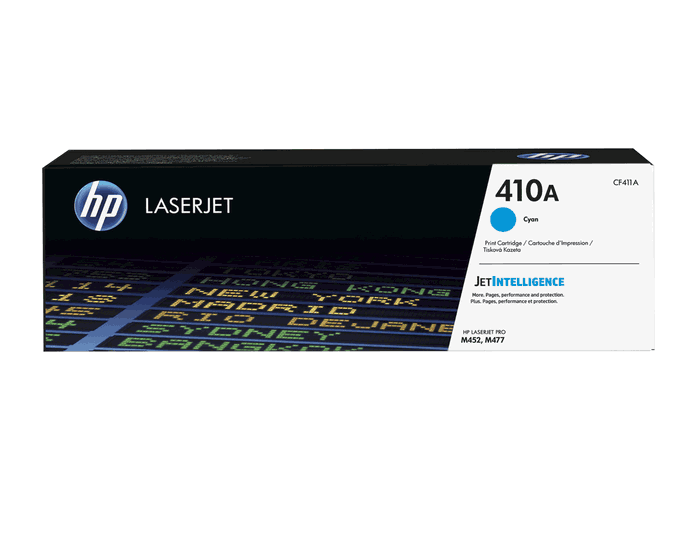HP Toner 410A / CF411A Cyan pour imprimante HP HP Toner 410A / CF411A Cyan pour imprimante HP