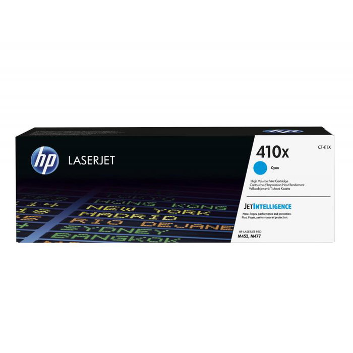 HP Cartouche CF411X 410X Cyan HC - Compatible HP LaserJet Pro M452, M477, PageWide Pro 452, 477