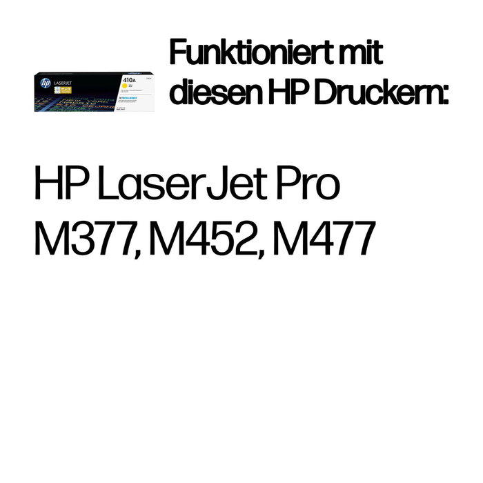 HP Cartouche de toner 410A CF412A Jaune