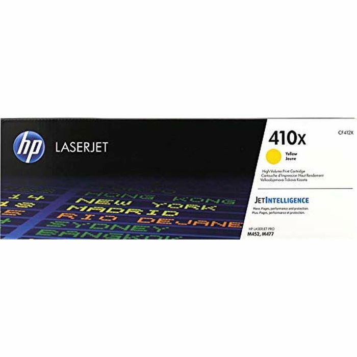 HP Toner Jaune 410X / CF412X Cartouche XL Haute Capacité pour Imprimante LaserJet