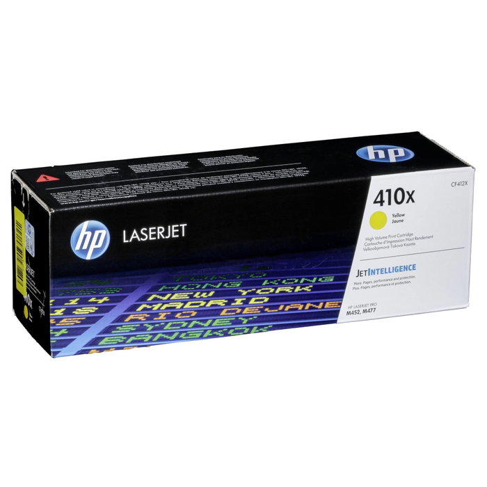 HP 410X CF412X Cartouche de toner jaune haute capacité