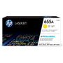 HP Toner 655A Jaune CF452A Cartouche Laser Original Haute Capacité 10500 Pages