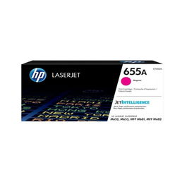 HP Toner 655A / CF453A Magenta pour imprimante - Cartouche d'encre originale