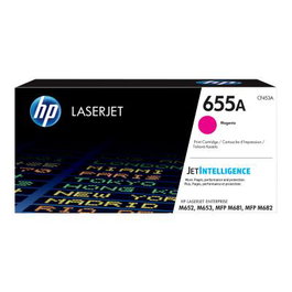 HP Cartouche Toner Original 655A Magenta (CF453A) - Haute Capacité JetIntelligence