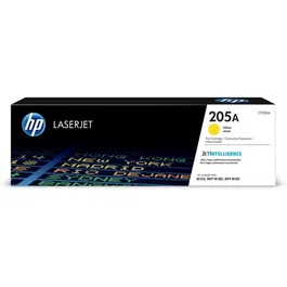HP Cartouche de toner jaune HP 205A - Compatible imprimantes HP Color LaserJet Pro M154/M180/M182 - Rendement 900 pages