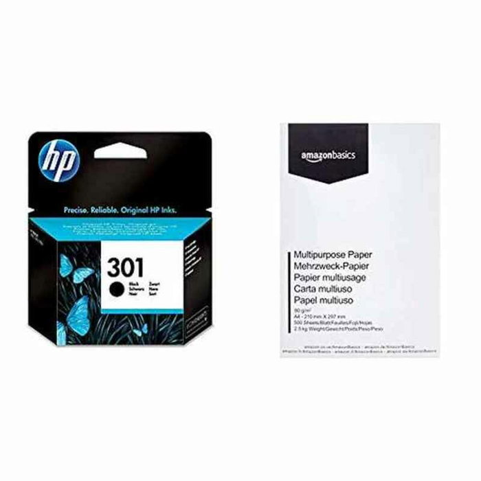 HP 301 Cartouche d'encre noire authentique HP 301 Cartouche d'encre noire authentique