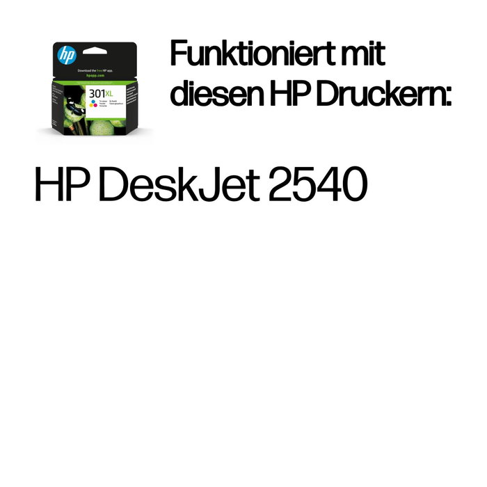 HP 301XL Cartouche d'encre Tricolore Haute Capacité (CH564EE)