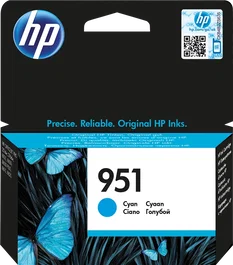 HP 951 Cartouche d'Encre Cyan Authentique (CN050AE)