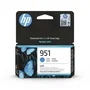 HP Cartouche d'encre cyan authentique 951 (CN050AE) pour imprimantes OfficeJet Pro 251dw, 276dw, 8100, 8600, 8610, 8620, 8640