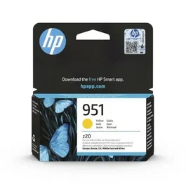 HP Cartouche d'encre jaune authentique 951 (CN052AE) pour imprimantes OfficeJet Pro 251dw, 276dw, 8100, 8600, 8610, 8620, 8640
