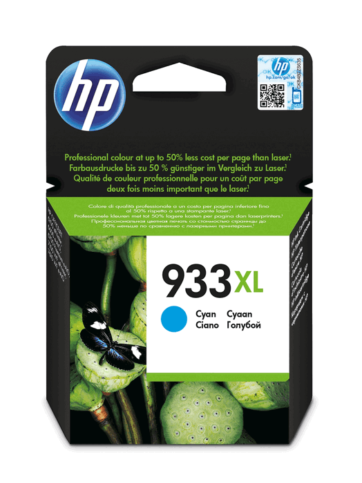 HP 933XL Cartouche d'encre Cyan grande capacité HP 933XL Cartouche d'encre Cyan grande capacité