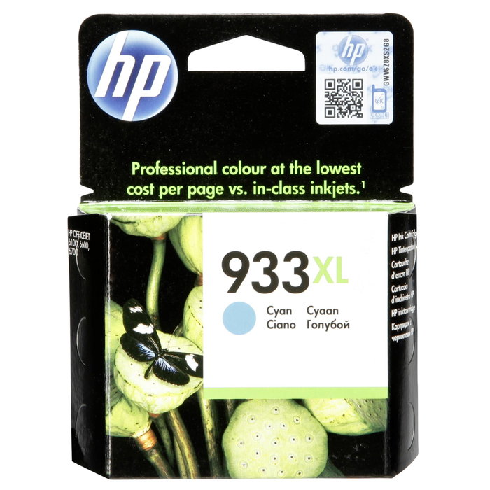 HP 933XL Cartouche d'encre Cyan grande capacité HP 933XL Cartouche d'encre Cyan grande capacité