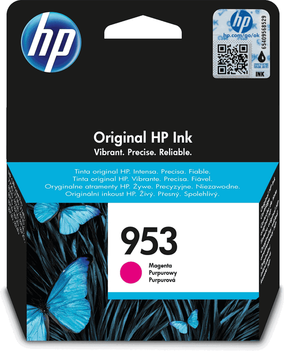 HP 953 Magenta Cartouche d'encre Authentique (F6U13AE) standard HP 953 Magenta Cartouche d'encre Authentique (F6U13AE) standard