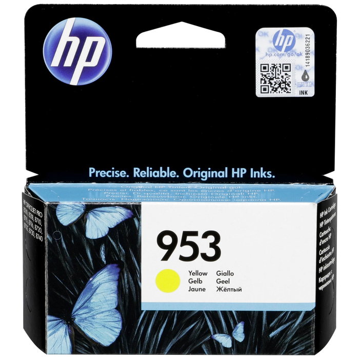 HP 953 Cartouche d'encre Jaune Authentique F6U14AE HP 953 Cartouche d'encre Jaune Authentique F6U14AE