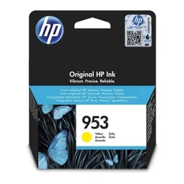 HP Cartouche d'encre authentique Jaune 953 (F6U14AE) pour imprimantes OfficeJet Pro 8710, 8715, 8720 - Haute qualité d'impression