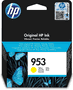 HP 953 Cartouche d'encre Jaune Authentique F6U14AE