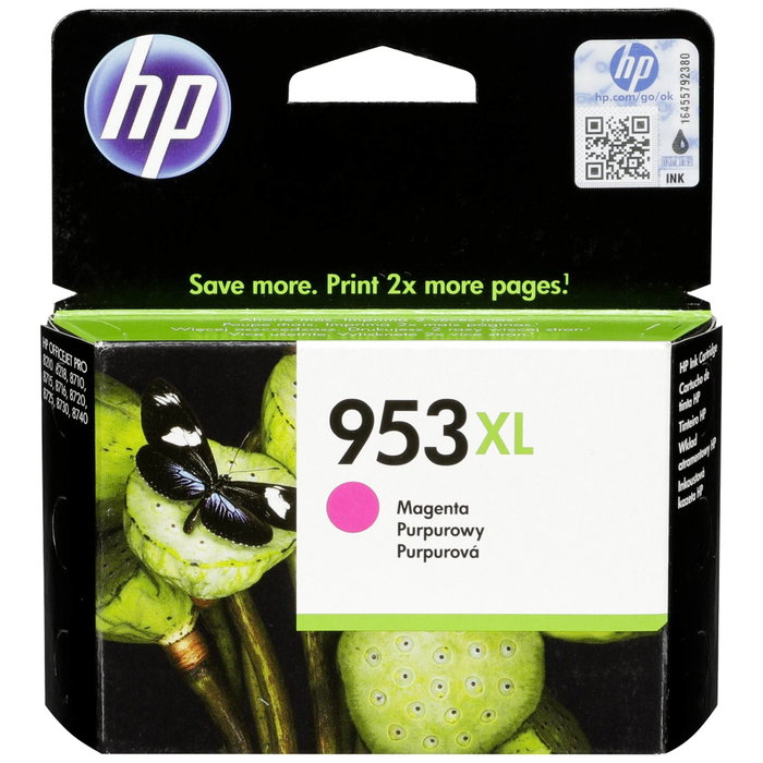 HP 953XL Magenta Grande Capacité (F6U17AE) Cartouche d'encre