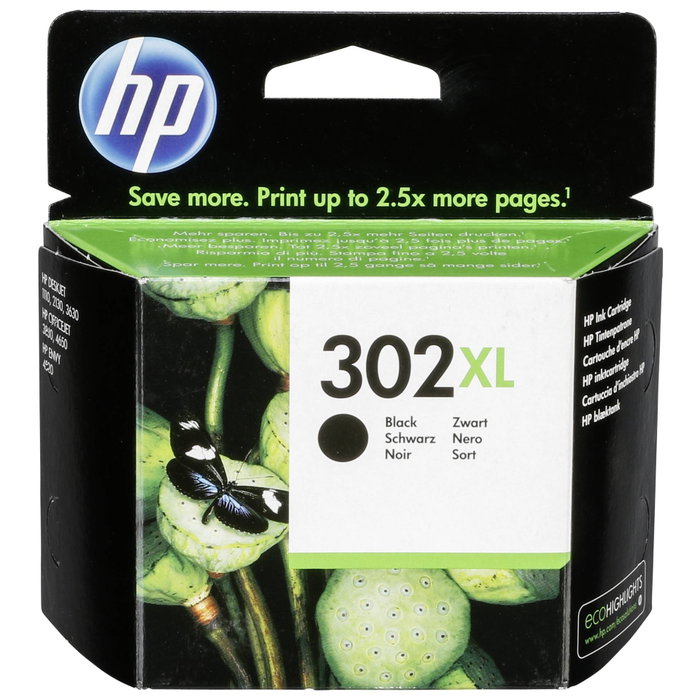 HP Cartouche d'encre 302XL Noir HP Cartouche d'encre 302XL Noir