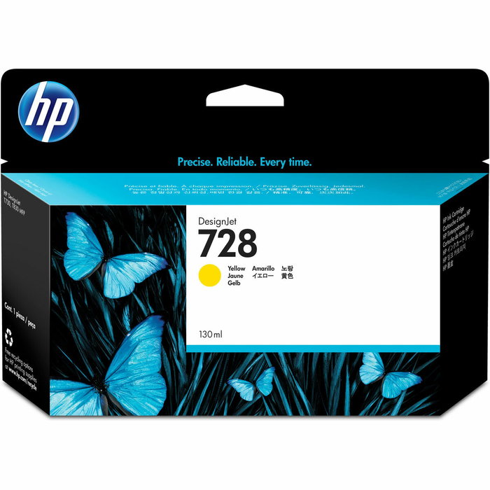 HP Ink 728 Jaune 130 ml F9J65A