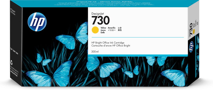 HP Cartouche d'encre DesignJet 730 Jaune 300 ml - Original HP Cartouche d'encre DesignJet 730 Jaune 300 ml - Original