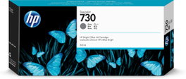 HP Cartouche d'encre 730 Gris 300 ml (P2V72A)