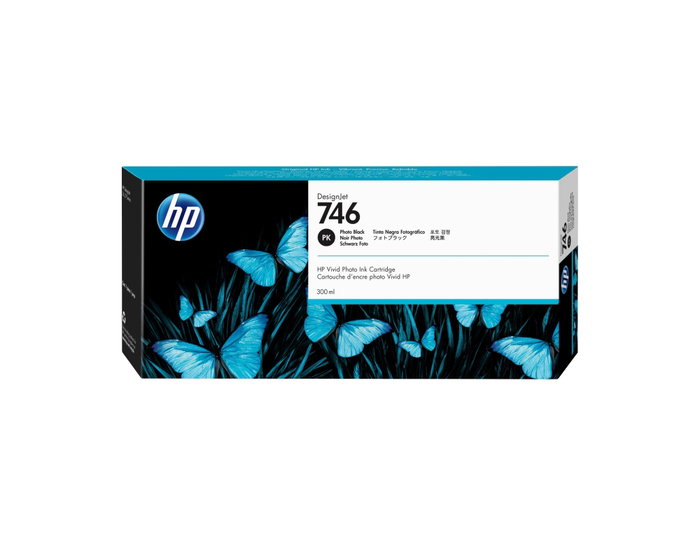 HP Cartouche d'encre DesignJet 746 Noir Photo 300 ml HP Cartouche d'encre DesignJet 746 Noir Photo 300 ml