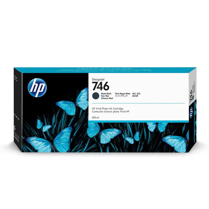 HP 746 Noir Mat 300 ml