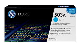 HP 503A Toner LaserJet authentique - Cartouche Cyan - Environ 6000 pages