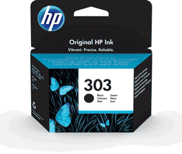 HP Cartouche d'encre 303 Noire T6N02AE - Cartouche jet d'encre originale HP 303 Black