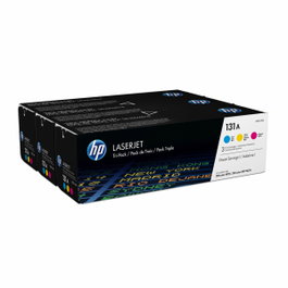 HP Pack de 3 cartouches de toner 131A Cyan, Magenta, Jaune