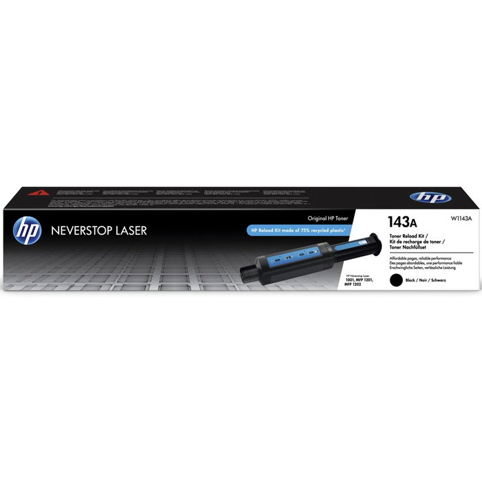 HP Kit de recharge toner Original Neverstop 143A Noir 2500 pages Laser HP Kit de recharge toner Original Neverstop 143A Noir 2500 pages Laser