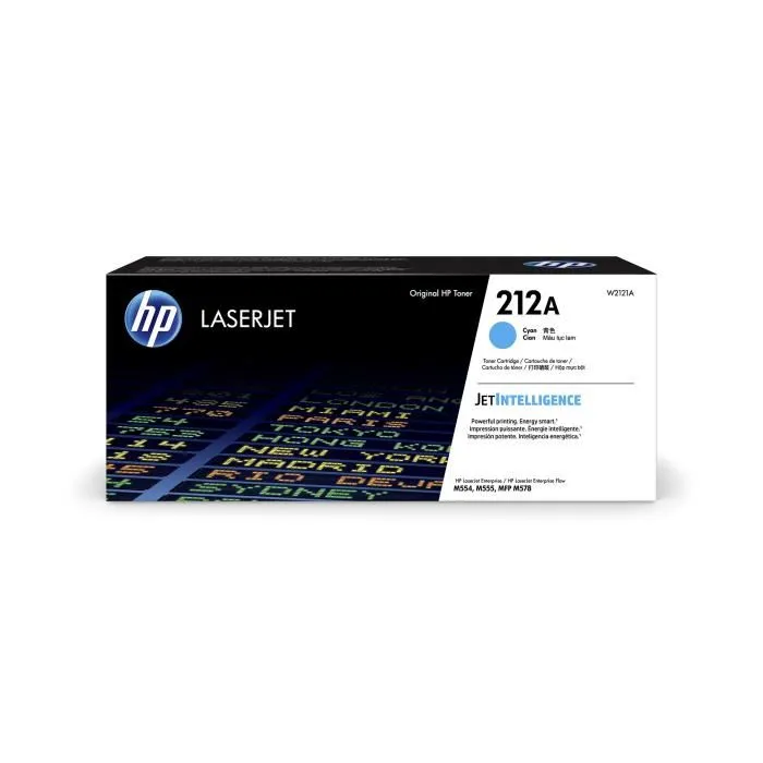 HP Toner 212A / W2121A Cyan pour imprimante laser - Cartouche d'encre cyan HP Toner 212A / W2121A Cyan pour imprimante laser - Cartouche d'encre cyan