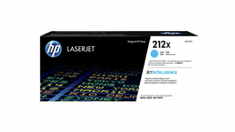 HP Toner authentique 212X Cyan haute capacité pour imprimantes LaserJet - Environ 10 000 pages