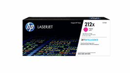 HP Toner 212X / W2123X Magenta XL pour imprimantes HP - Cartouche d'encre d'origine à haut rendement