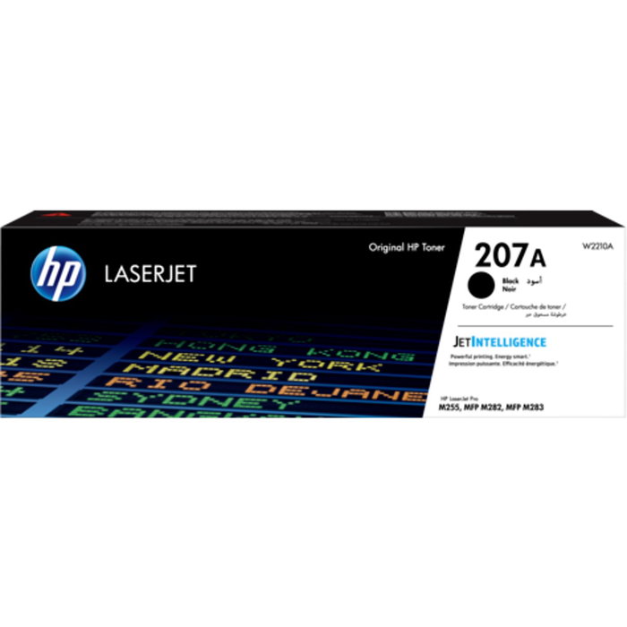 HP Cartouche de Toner 207A W2210A Noir pour Color LaserJet Pro M255/M282/M283 HP Cartouche de Toner 207A W2210A Noir pour Color LaserJet Pro M255/M282/M283