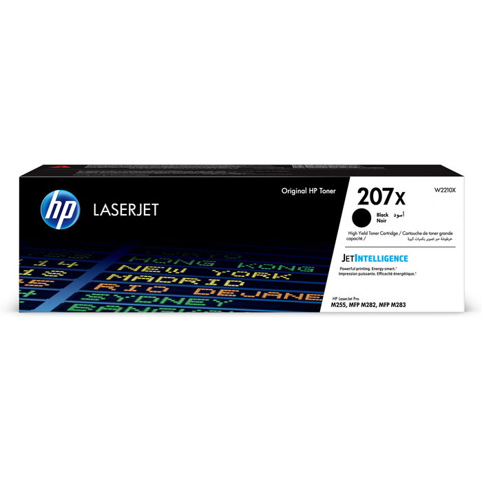 HP 207X W2210X Noir Haute Capacité (XL)