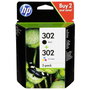 HP HP 302 Multipack Noir et Tricolore X4D37AE
